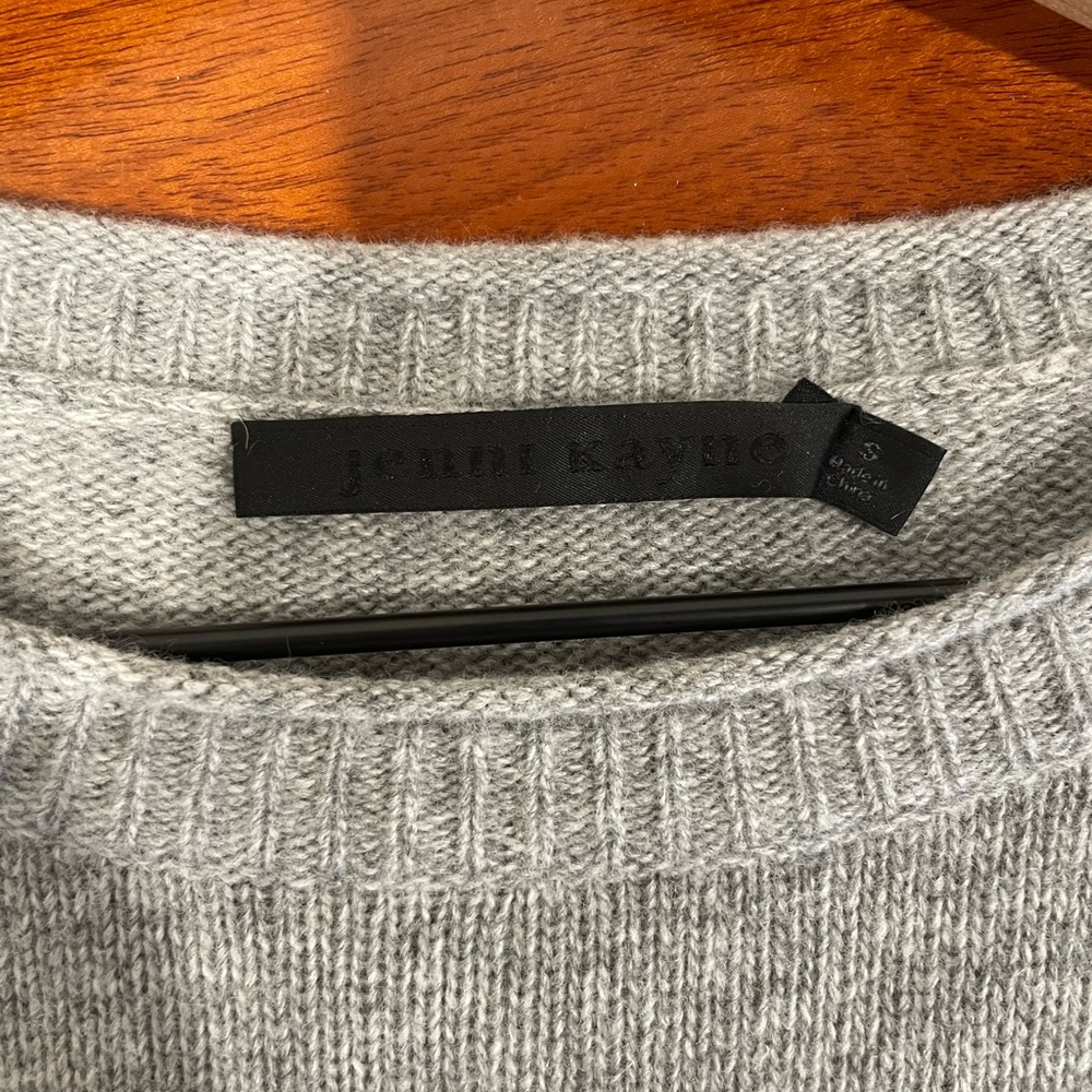 Jenni Kayne Everyday Sweater, S, Grey - Picture 3 of 6